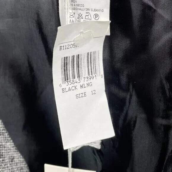 NEW Michael Kors Skirt Womens 12 gray woven designer mini classic - Picture 6 of 10